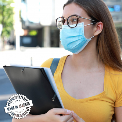  Medical Face Masks | ASTM Level 1, 2 and 3 medical face masks, medical face masks made in canada, Calgary company makes medical grade face masks from canadian materials, Medical Mask and non-medical mask, 3ply face mask, 3 layered face mask